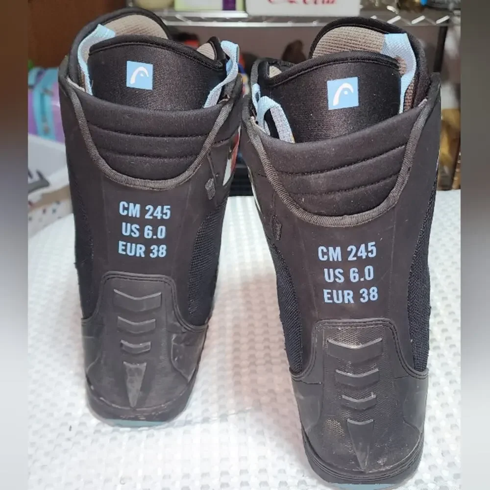 HEAD EUC MENS SZ 6 SNOWBOARDING BOOTS.